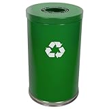 IMAGE OF 33Gallon Round Top Recycling Container