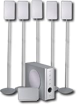 Insignia 6.1-Channel Home Theater Flat-Panel Speaker System with Active Subwoofer