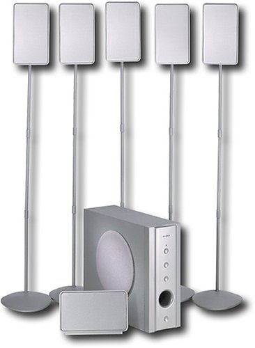 Insignia 6.1-Channel Home Theater Flat-Panel Speaker System with Active Subwoofer