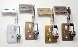 Youngdale 1/2 Overlay Self Closing Knife Hinge For 5/8 Minimum Thickness Door White