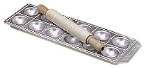 Imperia Italian Ravioli Tray 12 Hole & Rolling Pin