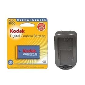 Kodak Original KLIC-8000 Li-Ion Rechargeable Digital Camera Battery