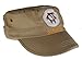 Hawaiian Theme Army Style Cap Hat, Hawaii Sea Turtle, Khaki (Khaki)