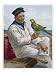 Sailors Have a Tendency to Bring Home Parrots as Souvenirs of Their Travels in Exotic Climes Art Giclee Poster Print, 18x24