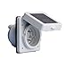 Marinco 30 Amp 125V Inlets,Square, White with Stainless Steel