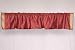 Maroon Sari Rod Pocket / Pole Top Valance - Pair