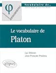 Le vocabulaire de Platon
