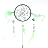 Review The Tribeca Gift Company  / Large Dreamcatcher Chime Green