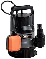 Terratek 400W Submersible Water Pump, Suitable for Pumping Dirty Water, Great for Swimming Pools, Flooded Cellars, Large Ponds & More