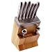 Tarrerias Bonjean 418814 -Bloc Bois-Metal + Hachoir inox 5 Couteaux de cuisine , 1 Fusil, 1 Hachoir Inox tremp�