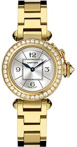 Cartier Miss Pasha Yellow Gold & Diamonds Ladies Watch WJ124014