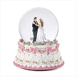Wedding Decor Couple Snowglobe Decoration Collectible by Furniture Creations