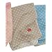 Babydecke natur mit Stickerei in Gr��e 70 x 90 cm/David Fussenegger
