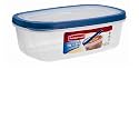 Rubbermaid FG5154RDBLUE Flex & Seal Rectangle 2.3-Quart Food Storage Container