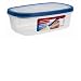 Rubbermaid FG5154RDBLUE Flex & Seal Rectangle 2.3-Quart Food Storage Container