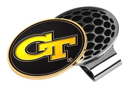 Georgia Tech Yellow Jackets Ncaa Hat Golf Clip With Ball Marker