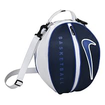 NIKE（ナイキ） 【バスケットボール】　ボールバッグ（1ボール）　ホワイト&times;ネイビー