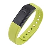 Vidonn X5 IP67 Bluetooth V4.0 Pedometer Smart Wristband Bracelet with Sports Sleep Tracking Activity Tracker Compatible with iPhone App Store / PCs (Not Suitable for Android Smartphone) (Green)