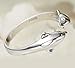 Jewelry Perfect shopping Women's Lovely Dolphin Ring 925 Sterling Silver Color Fashion Open Finger Rings