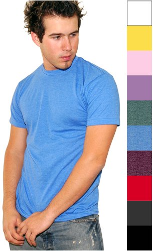 American Apparel Poly-Cotton Short Sleeve Crew Neck T-Shirt