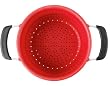 OXO Good Grips Silicone Collapsible Colander with Two Handles, Red