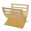 Japanese-Style Curved Magazine Rack - Natural