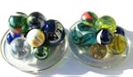 25 Gro�e Glasmurmeln - Durchmesser :...