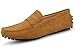 HAPPYSHOP(TM) Men's Suede Leather Moccasin Loafers Driving Shoe Comfort Slip-on Loafer Flats FREESHIPPING