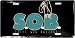 LP - 407 SOB Sweet Old Buzzard License Plate - 950