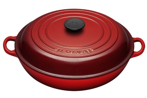 Le Creuset 25032300602460 Gourmet-Profitopf rund 30 cm kirschrot Le Creuset 25032300602460 Gourmet-Profitopf rund 30 cm kirschrot