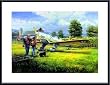 Art Poster Metal Framed Print - BIRTHDAY RIDE - Artist: PAUL RENDEL- Poster Size: 28 X 21