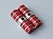 BMX Small Bike Pegs Resilient Aluminum Alloy for Stunts Tricks and More (Red)