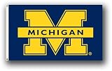 Michigan Wolverines 3 Ft. x 5 Ft. flag w/grommetts - NCAA