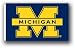 Michigan Wolverines 3 Ft. x 5 Ft. flag w/grommetts - NCAA