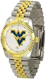 West Virginia Mountaineers WVU NCAA Mens Steel Executive Watch