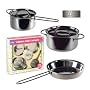 Children's Stainless Steel Cookware Set 5 Pc. Gift Set including Saut� Pan, Stock Pot and Sauce Pan *Perfect Gift Idea*