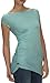 Fornarina  FLORA SHORT-SKY STRETCH RAYON T-SHIRT BER5S53JA5618 Damen Shirts/T-Shirts