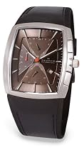 Skagen Gents Three Hand Multieye Stainless Steel Case with Black Strap Watch