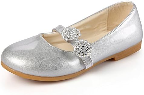 SANSEIJH Toddler Mary Jane Casual Slip On Flat Balerina