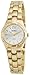 XOXO Women's XO110 Silver Dial Gold-tone Bracelet Watch