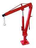 2,000 LB Hydraulic Pickup Truck-Bed Lift Crane - 360-Degree Swivel