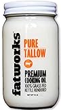 Beef Tallow, Grass-Fed, Kettle Rendered and Fine Filtered, 14oz