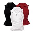 Sleeveless wrap blouse