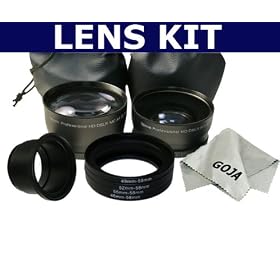 Essential Lens Kit for FUJIFILM FinePix (6900 S602 S7000) Zoom - Includes: 0.45x Wide... by Zeikos