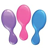 Wet Brush Multi-Pack Squirt Detangler Hair Brushes, Pink/Purple/Blue