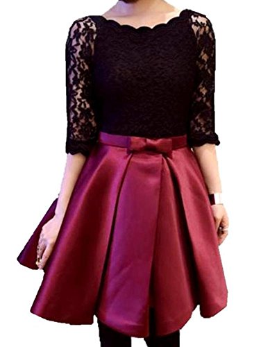 (ビーツリー)Betree ワンピース レディース きれいめ 結婚式 お呼ばれ ドレス レース 切替