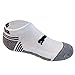 Puma Socks All Sport Cushioned Low Cut - 6 Pack Shoe Size 4 - 9.5 (White/Grey)