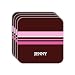 Personal Name Gift - JENNY Set of 4 Mini-Mousepad Coasters (pink design)