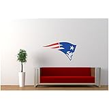 Large New England Patriots Wall Sticker Logo 24"x18"
