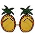 Bristol Novelty BA024 Pineapple Glasses, Unisex-Adult, Green, One Size